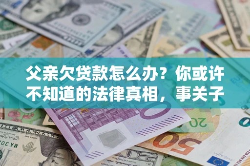济南父亲欠贷款怎么办？你或许不知道的法律真相，事关子女未来