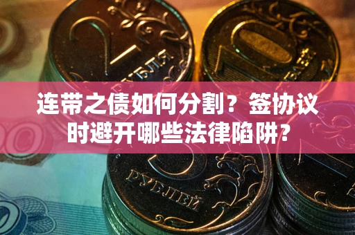 济南连带之债如何分割？签协议时避开哪些法律陷阱？