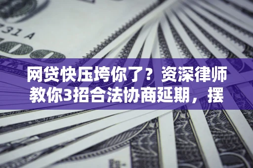 济南网贷快压垮你了？资深律师教你3招合法协商延期，摆脱暴力催收！