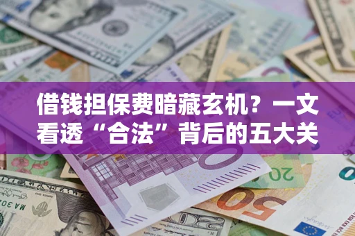 济南借钱担保费暗藏玄机？一文看透“合法”背后的五大关键陷阱