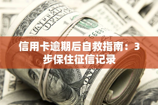 济南信用卡逾期后自救指南：3步保住征信记录