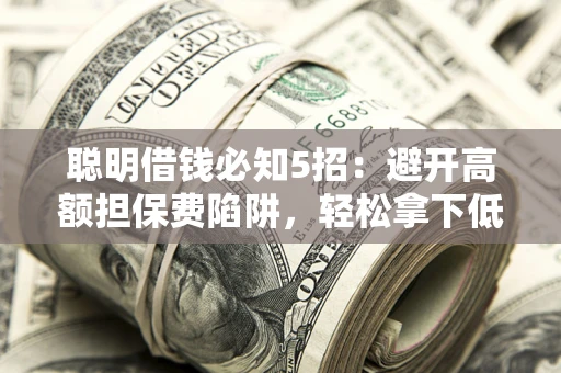 济南聪明借钱必知5招：避开高额担保费陷阱，轻松拿下低息贷款