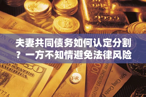 济南夫妻共同债务如何认定分割？一方不知情避免法律风险必看！